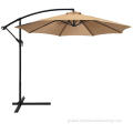Cantilever Umbrella Base With Wheels Offset Hanging Polyester Market Patio Umbrella Manufactory